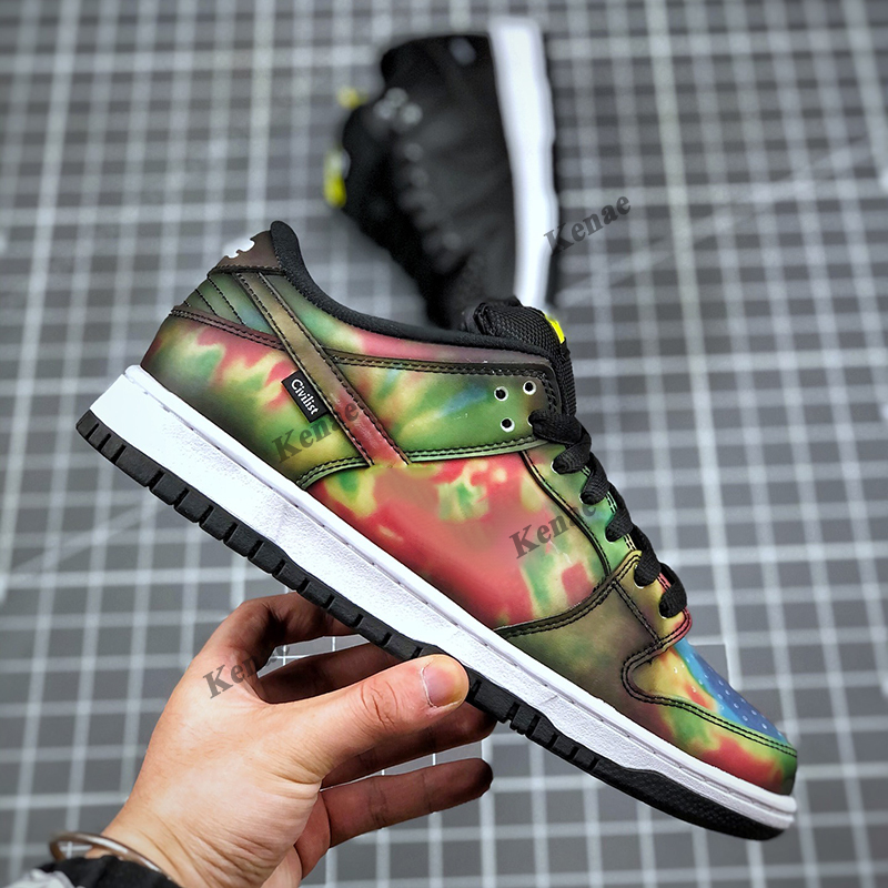 

2021 Top Quality Casual Shoess kateboard shoe Thermographic thermochromism SB Dunks Designer Independent Brand Low Trainer Platform Sneaker, #1