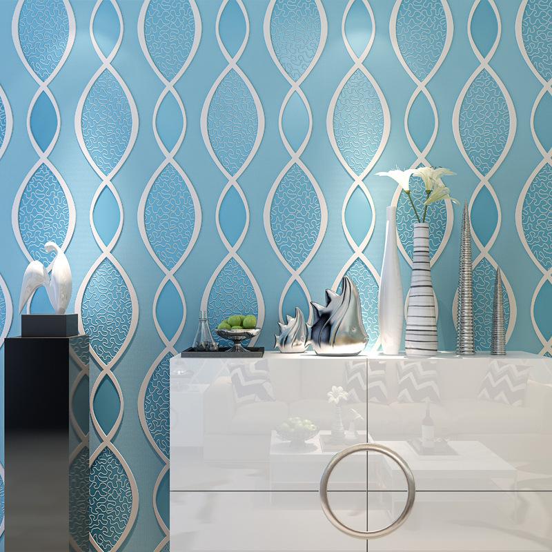 

Wallpapers Modern Non-woven Wallpaper 3D Corrugated Bedroom Effect Brick For Walls Living Room Background Covering, 17201