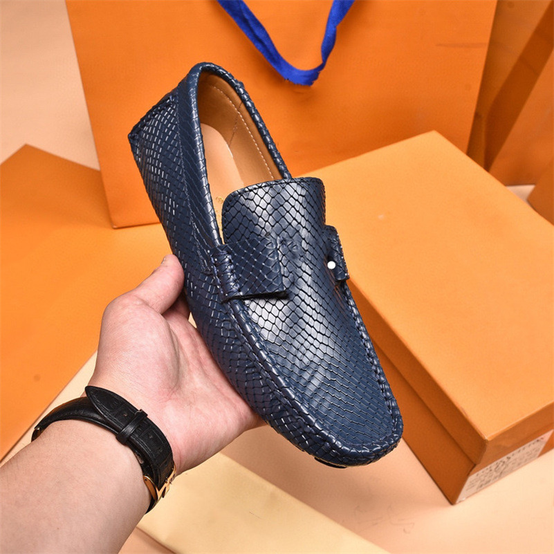 

Luxury Men Leather Shoes slip on Casual Dress Brogue Shoes Spring Autumn Vintage Classic Male Business Fashion moccasins big size 46, #18