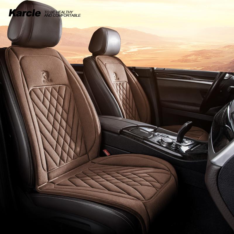 

Car Seat Covers Karcle 12V-24V Universal Heater Heating Pad Warmer Cushion Protector For Winter