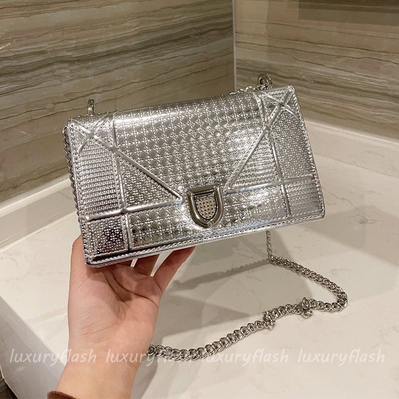 

Women Crossbody Shoulder Bags High-quality Shield Design Luxury Chain All-match 21ss Winter Urban Casual Purses 3 Color Flip Hanbags, Box(not sold separately)