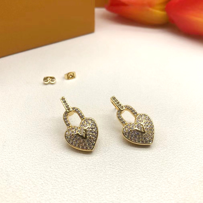 

Designer Earrings Fashion Stud For Women Letter Pendant 925 Silver Needle Top gift with box