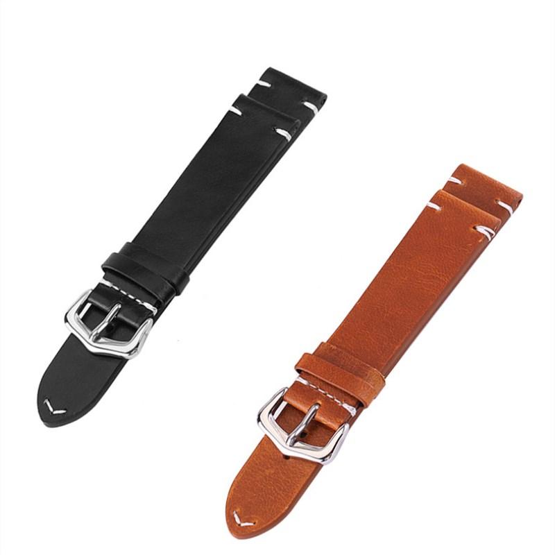 

Watch Bands 18mm Quick Install 1963 Chronograph Genuine Leather Strap