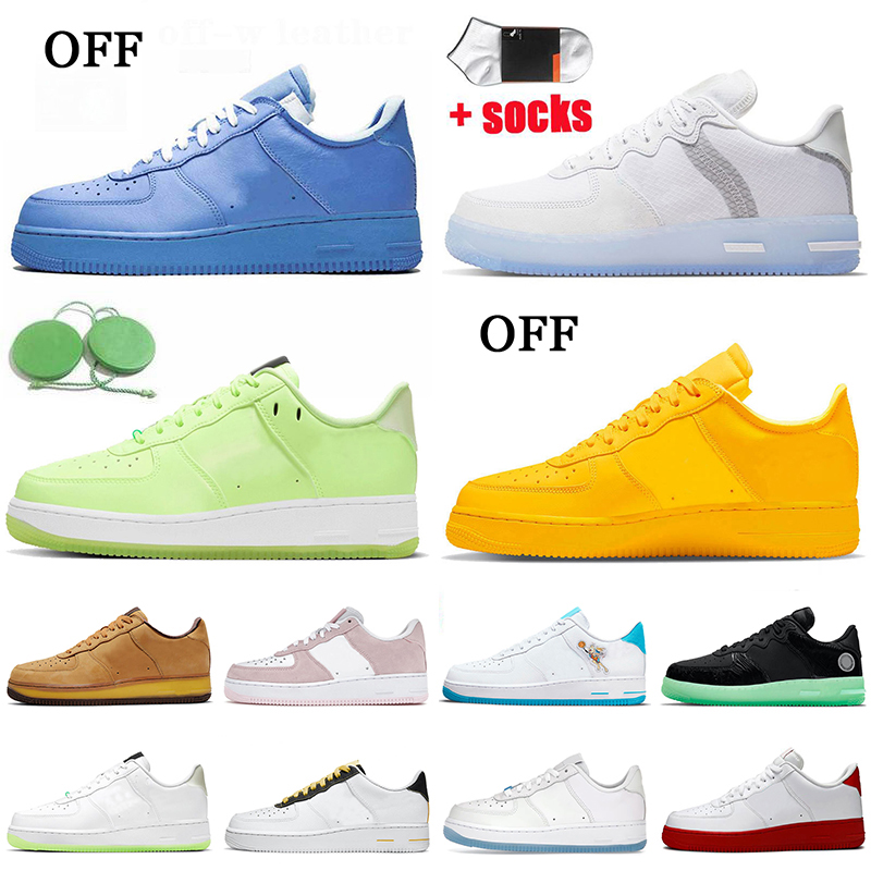

Women Mens NIK Off AirForce One Low Running Shoes Toon Squad White Red Sole N354 Air Force 1 Trainers Travis Scott LX UV Reactive Light Bone Sneakers Size 36-45, A38 n354 summit white 36-45