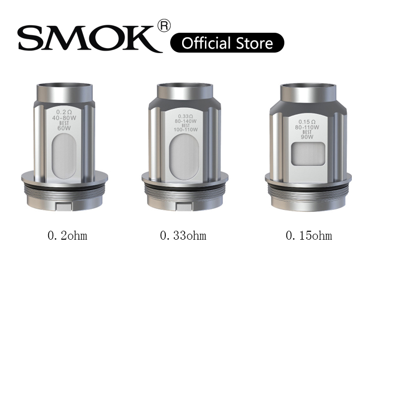 

SMOK TFV18 Mini Coils 0.2ohm 0.33ohm Meshed 0.15ohm Dual Mesh Replacement Coil Head For Fortis Kit 100% Original