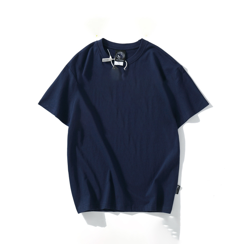 

22ss Male clothing T shirt Tees Design Letters Printed cotton Crew Neck Casual Summer Breathable Solid Color Top Quality Short sleeve shirts, White;black