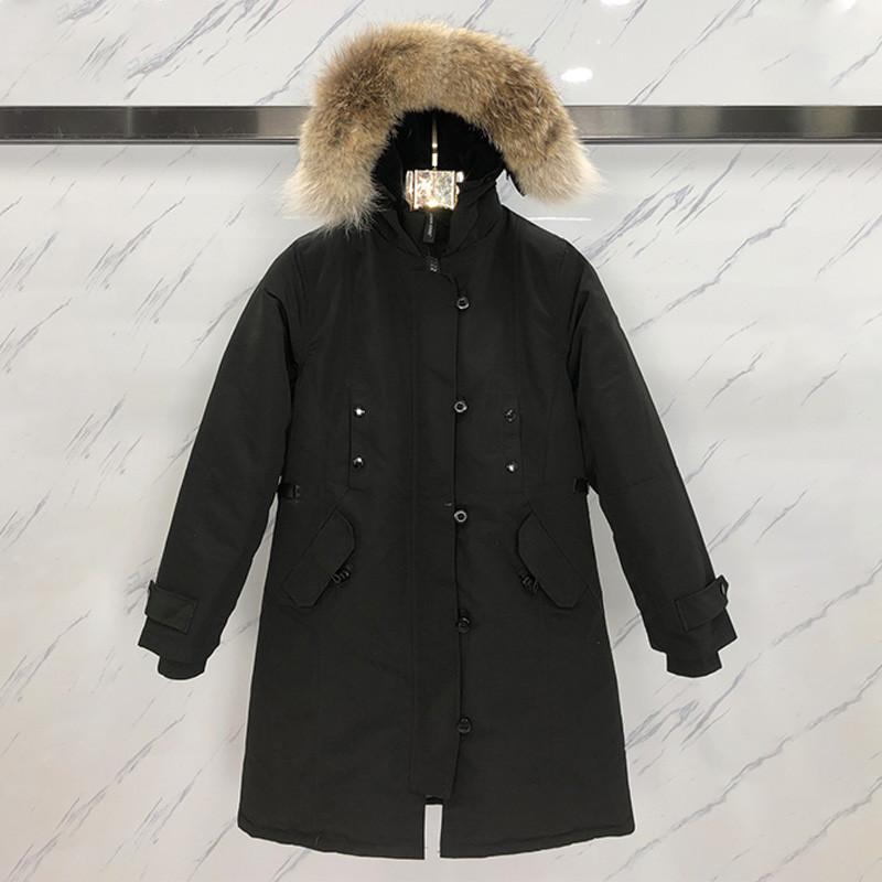 

Ms.style Canada Winter TOP Women Homme Jassen Chaquetas Parka Outerwear Big Real Wolf Fur Hooded Fourrure Manteau Down Jacket Coat H, 13