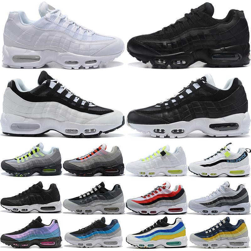 

High Quality 95 Running Shoes Sneakers for men hook logo sports shoes big max size 40 to 46 comfortable soft sole T5-B3, Color 03