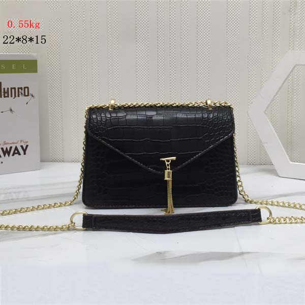 

Handbag bag Fashion Selling Classic wallet Women Top Quality Full Leather Luxurys Designer bag Gold and Silver Buckle Coin Purse Card Holder 7033, Black