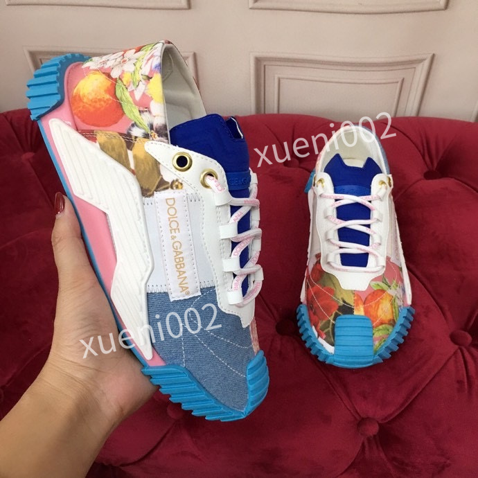 

2022 New Sneakers boots Mens Women Calfskin Leather Shoe Platinum-finish Studs Trainers Fashion Lace-up Casual Shoes Big SIZE 35-41, 02
