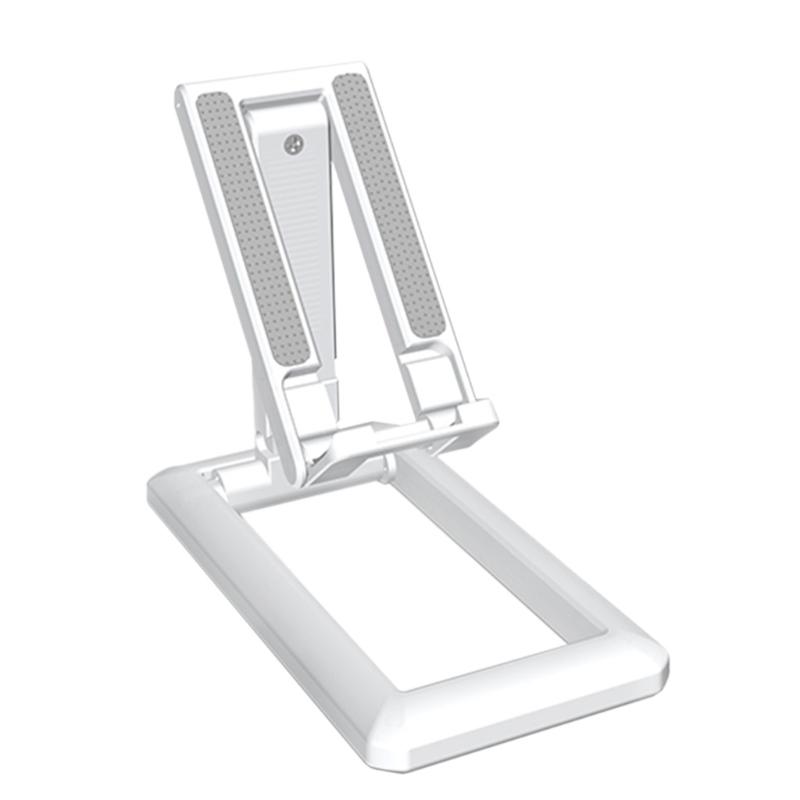 

Desktop Mobile Phone Holder Stand Table Cellphone Foldable Mount Cradle Support Cell Mounts & Holders, White