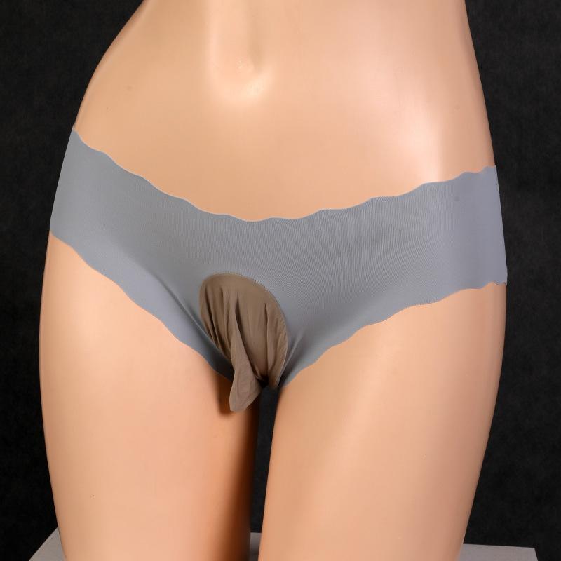 

Underpants Recomended! Sexy! ! 2021 Arrival One Piece Cock Pouch Men Gay Briefs Erotic Smooth Underwear, Beige
