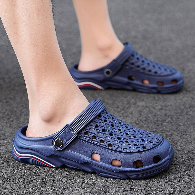 

top fashion men women sports trainer size hole sandals shoes trend casual summer 2021 beach dual-use outdoor men's Baotou sandal and slippers code: 28LL-189, 65904