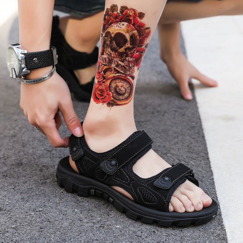 

Mens Sport Trainer Sneakers Slippers Sandals Summer Slides Black Grey White Light Blue Orange Flat SummDesigners Flip Flops Code: 11-2210, 6i9a7851_1_1
