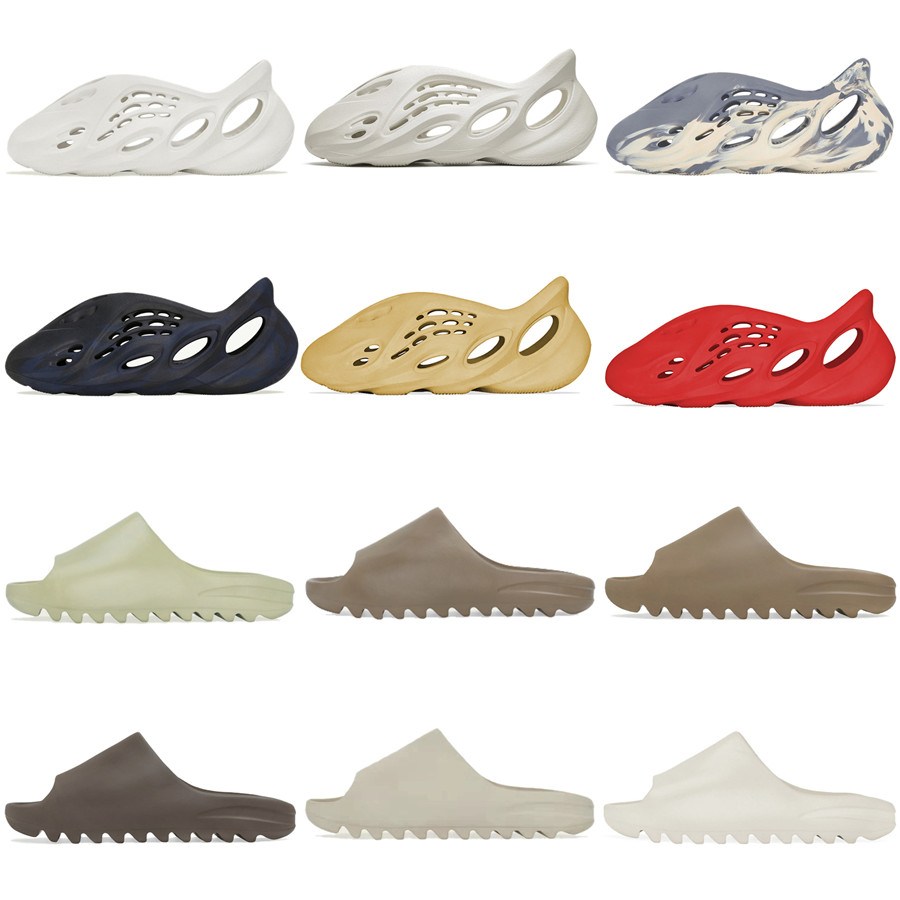 

Originals Foam RNNR Ararat G55486 Outdoor Shoes Men Women MXT Moon Grey Mineral Blue Ochre Vermiliion Desert Sand Resin Earth Brown Pure Slides Sports With Box