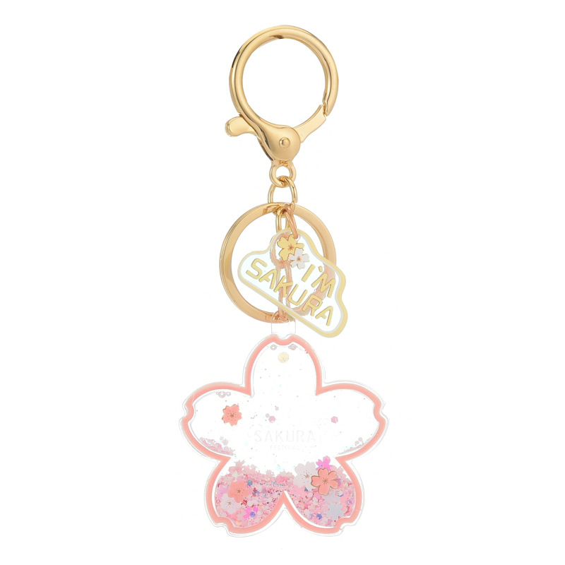 

fashion keychain flower keychain Keyrings Key ring designer bag charm