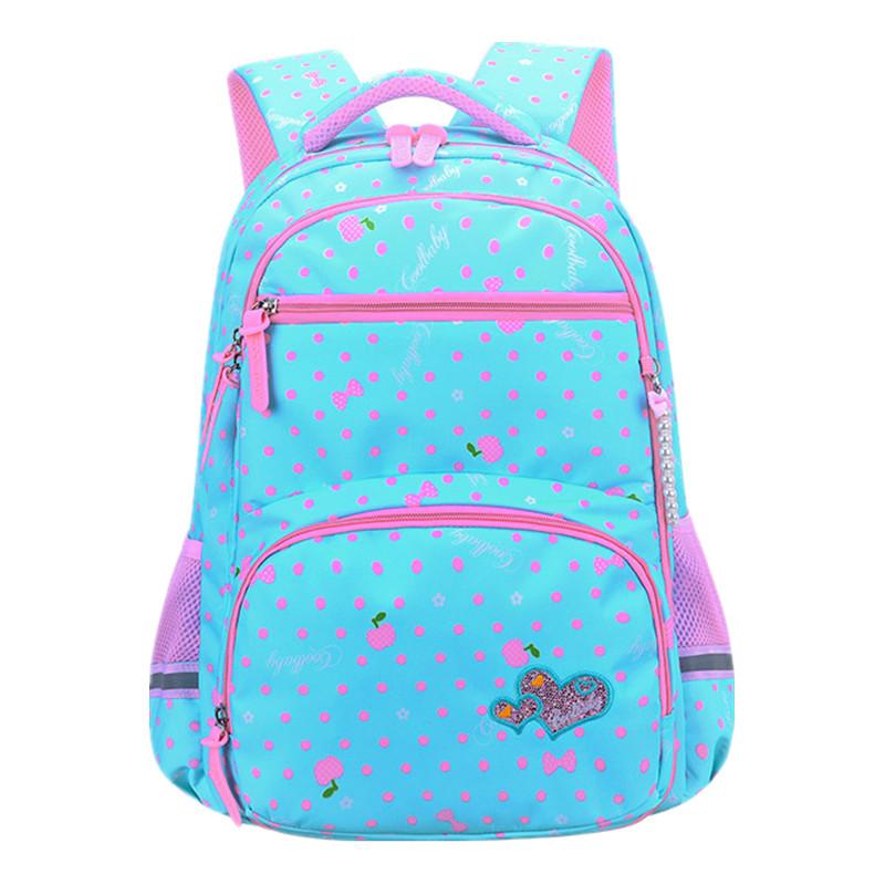 

School Bags 2021 Suitable For Grades 1-6 Printing Girls Children Orthopedics Backpack Mochila Infantil, Purple small