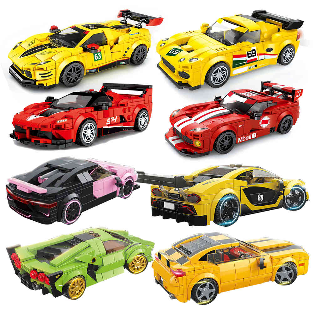 

Speed Champions Race Car City Model Moc Bricks Great Vehicle Set Racing Building DIY Kid Toys Gift Sport Super Creator Technique 210330