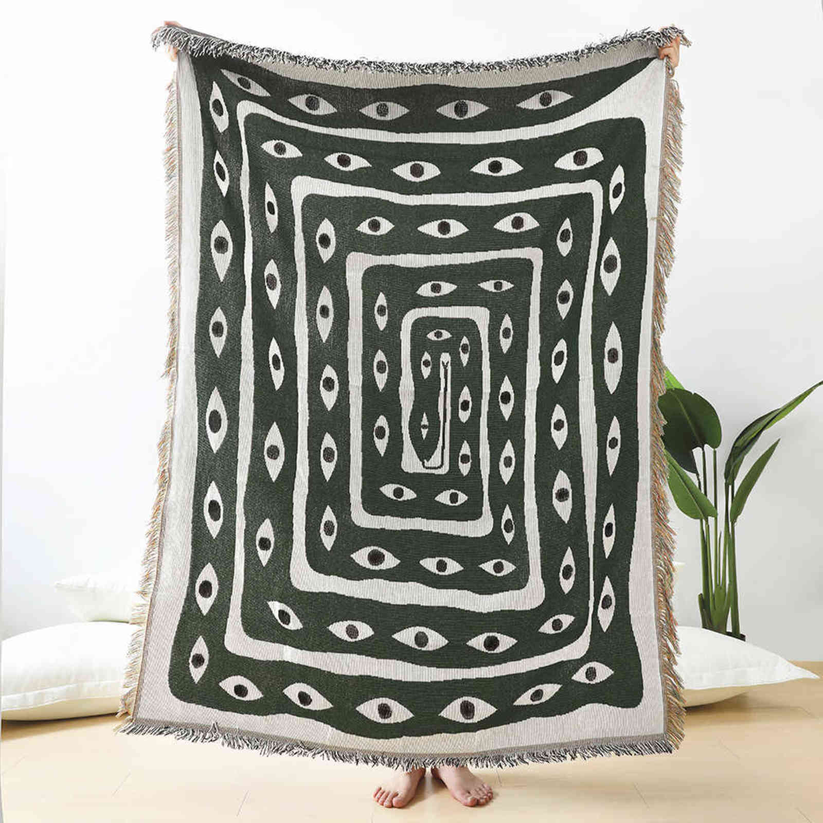 

Casual Blanket Carpet Decoration Snake Sofa Leisure Single Tapestry Throw 211117
