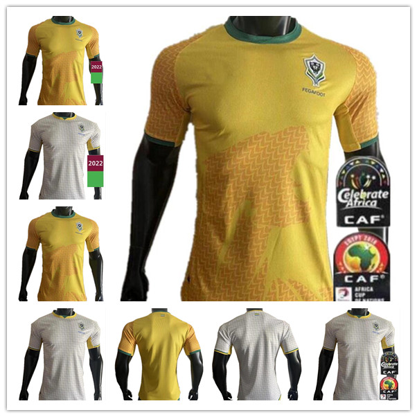 

Player version 21 22 soccer jersey Gabon 2021 2022 football shirt FEGAFOOT national team home away maillot de foot