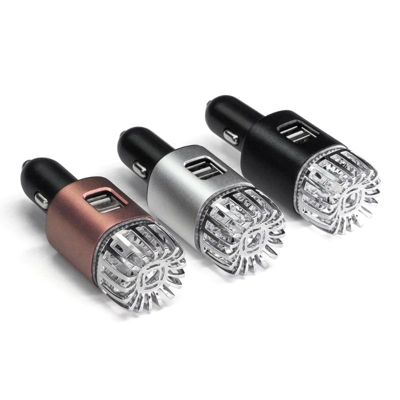 

Car Air Freshener JO-6291 Deodorizer With Blue LED Light 12V Purifier Ionizer Cleaner Formaldehyde Smoke Dust Purification Freshen