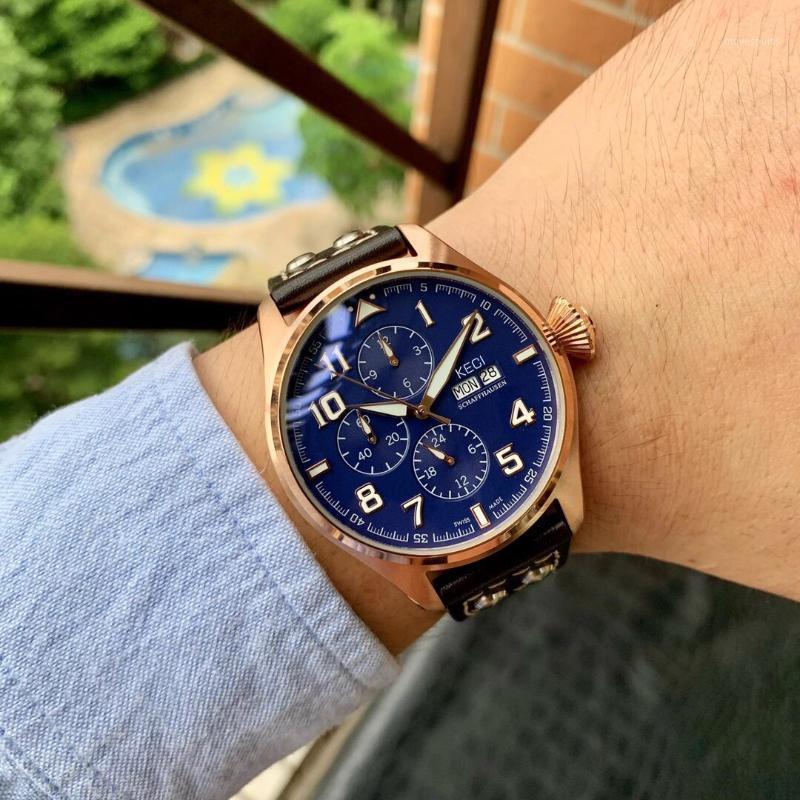 

Three-eye Design Large Dial Wristwatch Fully Stainless Steel Automatic Mechanical Watch Strong Luminous Watches Clock Gift Wristwatche Wrist, 06
