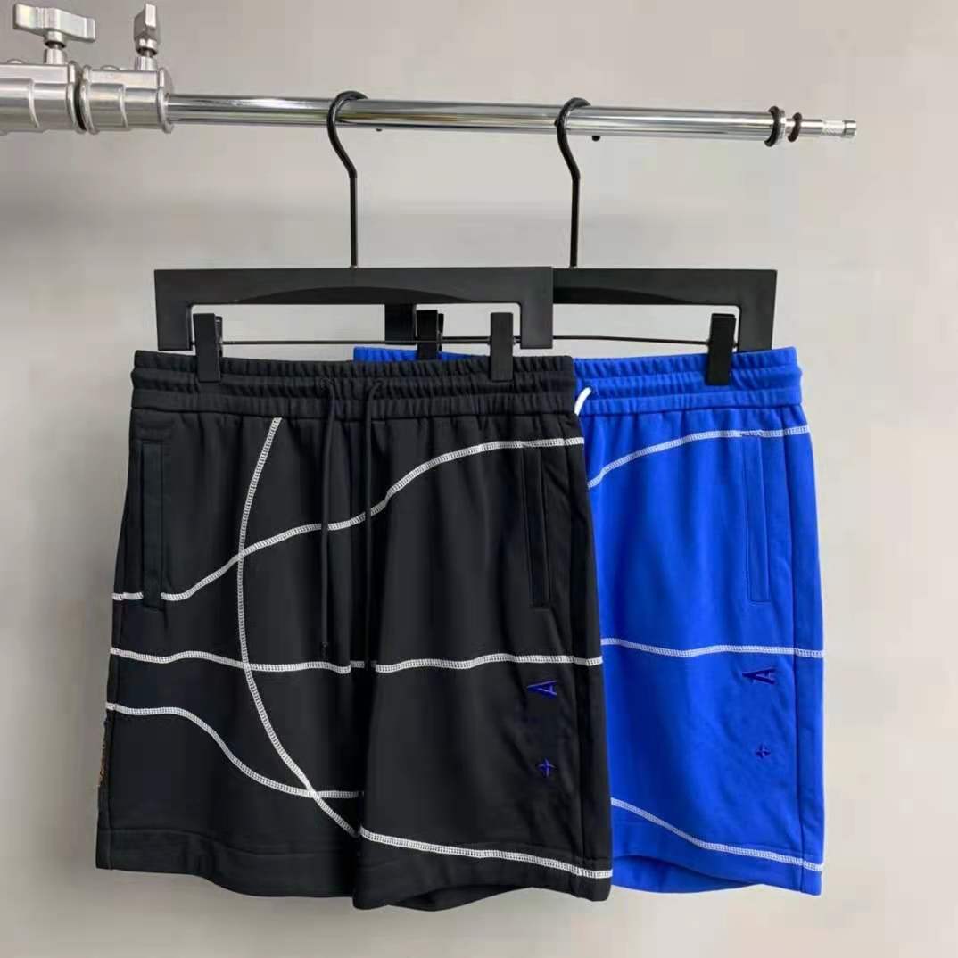 

21SS Casual Summer Europe USA Shorts Hawaii Beach Women Men High Street Outdoor Middle Pants zdll0423., Black