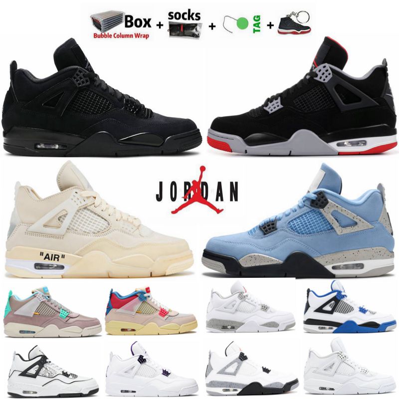

2021 White Sail 4 retro men women NIKE basketball shoes 4s Black Cat Lighting University Blue Taupe HazeWhite Oreo Hazemens Outdoor hot style neakers