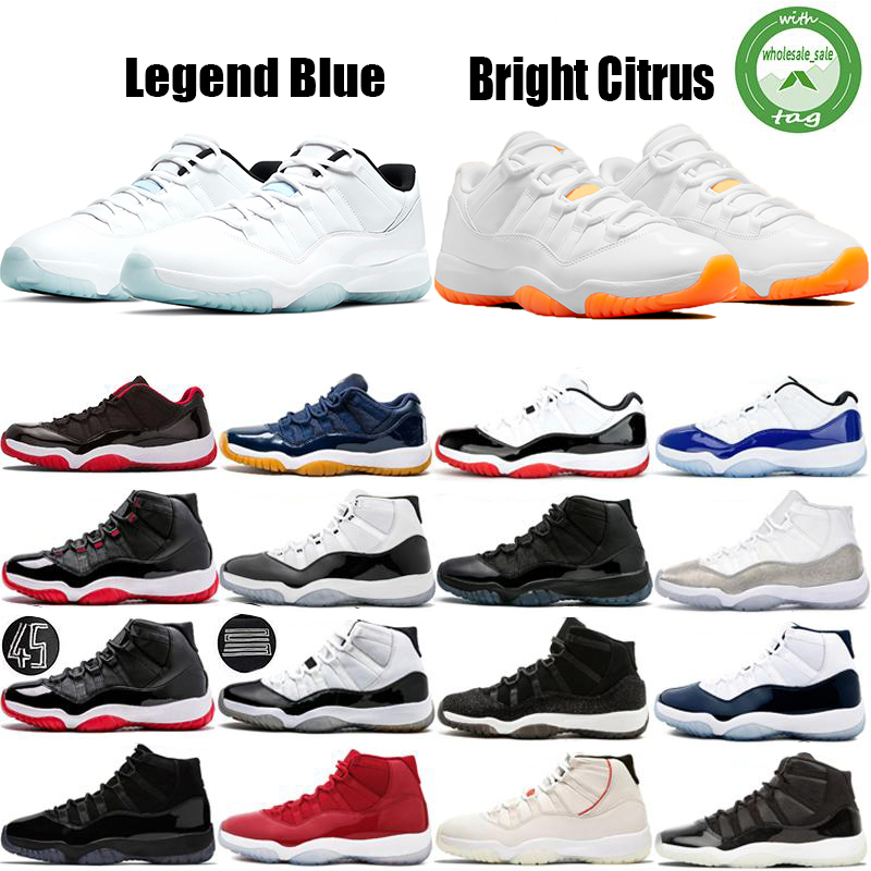 

11 11s Cool Grey Mens Womens Basketball Shoes 25th Anniversary Concord 45 Bred Space Jam Cap and Gown Gamma Legend Blue Bright Citrus Sneakers Trainers