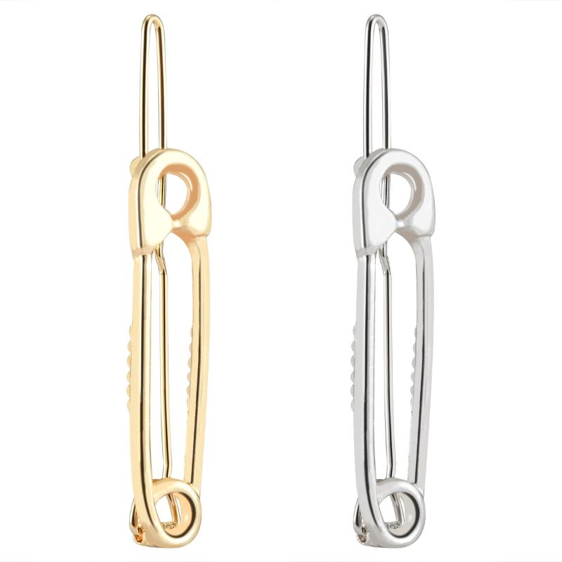 

Hair Clips & Barrettes Charm Hairpin Cute Clip Brooch Pin Shape Women Girl Stylish Female Accessories, Golden;silver