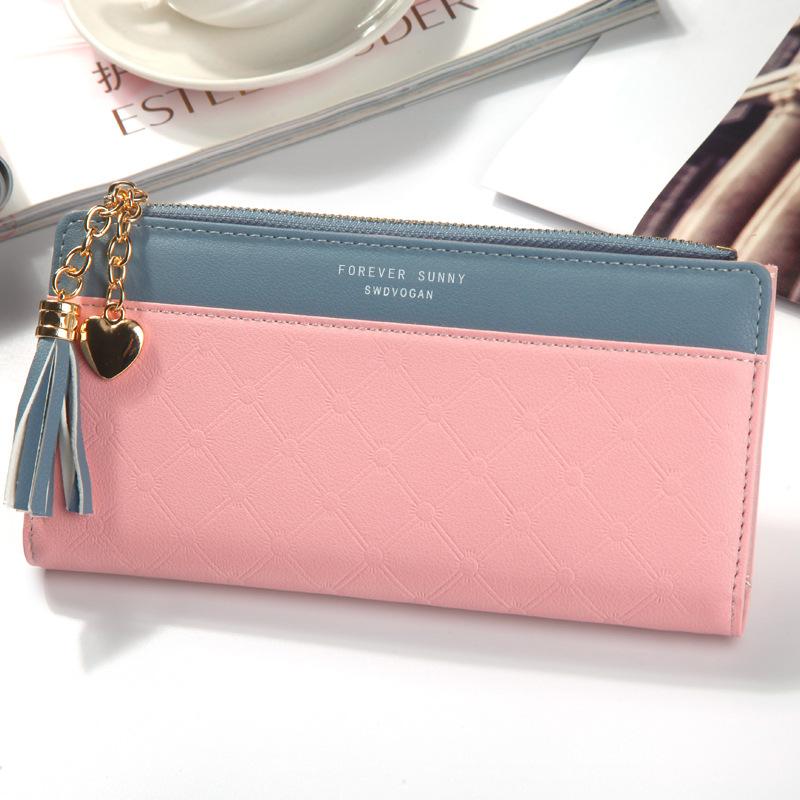 

Wallets Long Phone Clutch Lady Cuzdan Wallet Female Women Purse Money Bag For Portomonee Walet Vallet Carteras Kashelek Klachi Billetera, Style 2 yellow