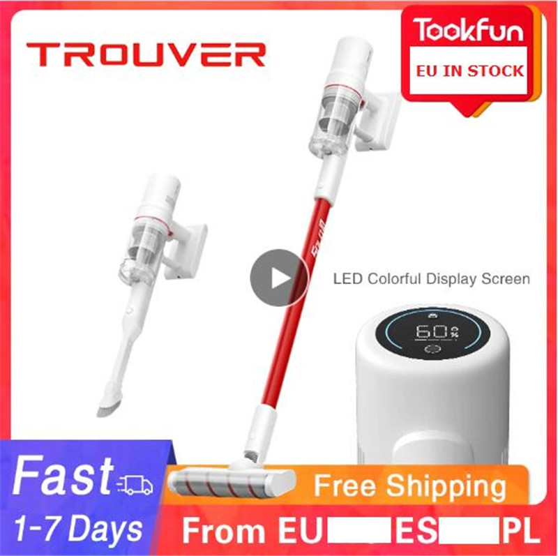 

[EU In Stock] TROUVER SOLO 10 Handheld Vacuum Cleaner For Home Car Wireless Sweeping 18000Pa Strong cyclone Suction Multi Brush Dust Catcher