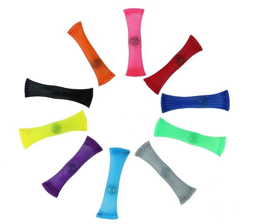 

Colorful Mesh Grid Belt Fidget Toys Strong Marble Fidgets Squeeze Squishy Relieves Stress Decompression toy DB938