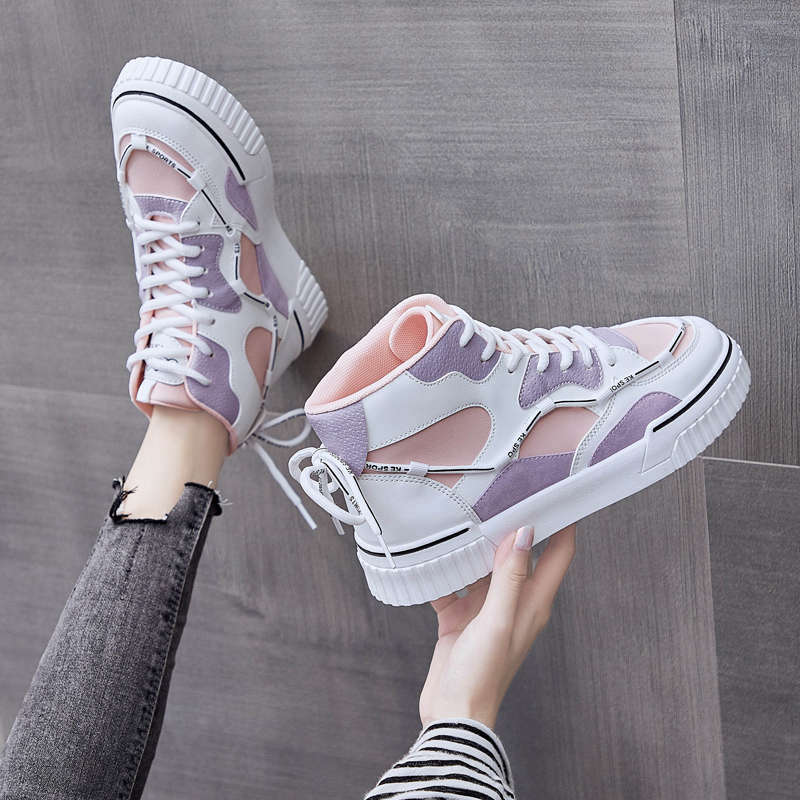 

Wit Vrouw Sport Sneakers Vrouwen Sport Sneakers Loopschoenen Vrouwen Sportschoenen Voor Fitness Jogging Non Slip, Purple 813-1