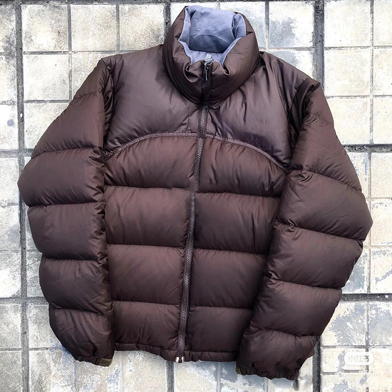 

Europe America 21ss men's down Parkas ladies jacket Letter embroidery designer limited edition brown female fashion stylist brand sports and leisure size s-xl