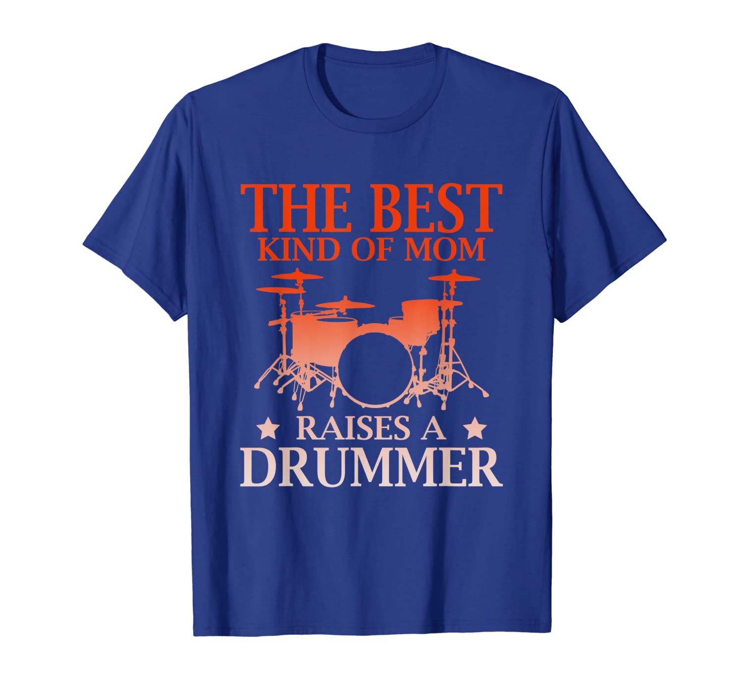 

the kind of mom raises a drummer tshirt, White;black