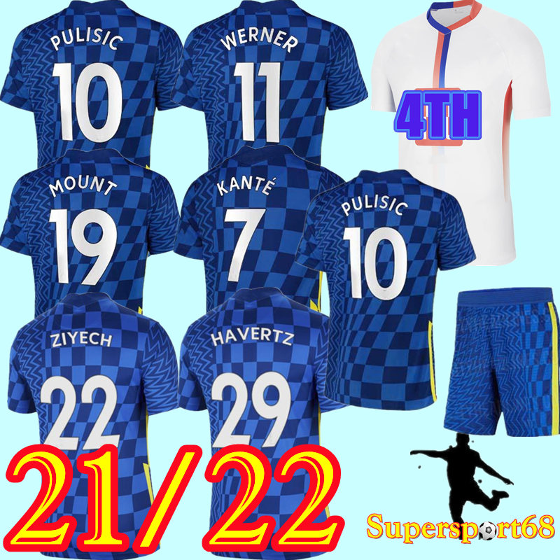 

21 22 soccer jerseys CFC football shirt KANTE GIROUD PULISIC Man WERNER MOUNT ZIYECH 4TH kids HAVERTZ kit T. SILVA ABRAHAM set CHILWELL, Black;yellow