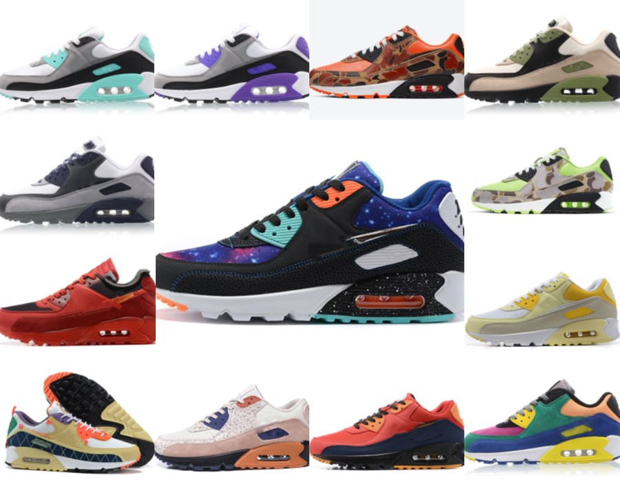 

90 mens sneakers running shoes Camo green red Violet bule Lahar Escape Game Royal Olive White black womens sports trainers fashion outdoor