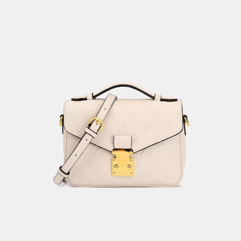 

Evening Bags 100% Full Genuine Leather Designer Satchels Ladies Fashionable Purses And Handbags 2021 Luis Vitton Bag For Women, White