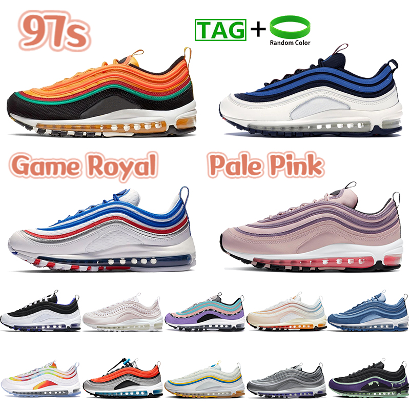 

97s Running Shoes LX Woven Men Women Sneakers UNDFTD Black Militia Green Purple Bullet Sunburst Obsidian White Ice Game Royal Cork Fashion Trainers, Bubble wrap packaging