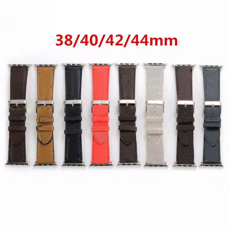 

New Design Leather strap For Apple watch band 44mm 40mm 42mm 38mm watch band for iWatch bracelet for Apple watch serie 5 4 3 se 6