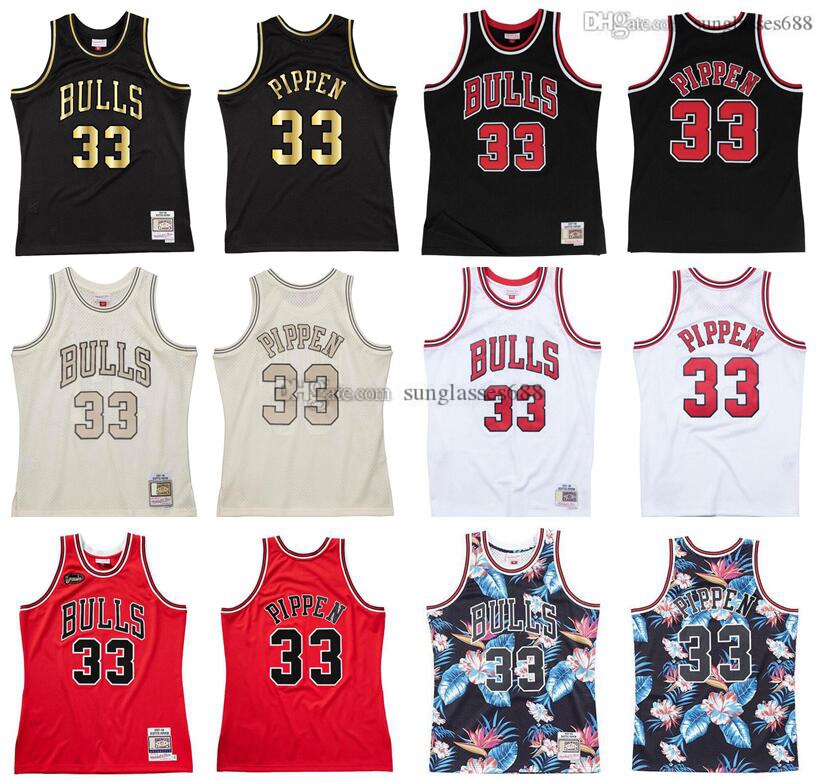 

Stitched Scottie Pippen Jersey S-6XL Mitchell & Ness 1997-98 Mesh Hardwoods Classics retro basketball jerseys Men Women Youth