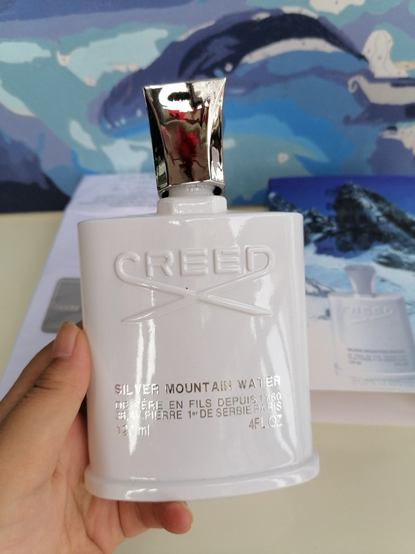

Party Favor Men Perfume creed sliver mountain water Cologne Fresh and Light Fragrance Premium Mens Body man Spray EDT 120ml