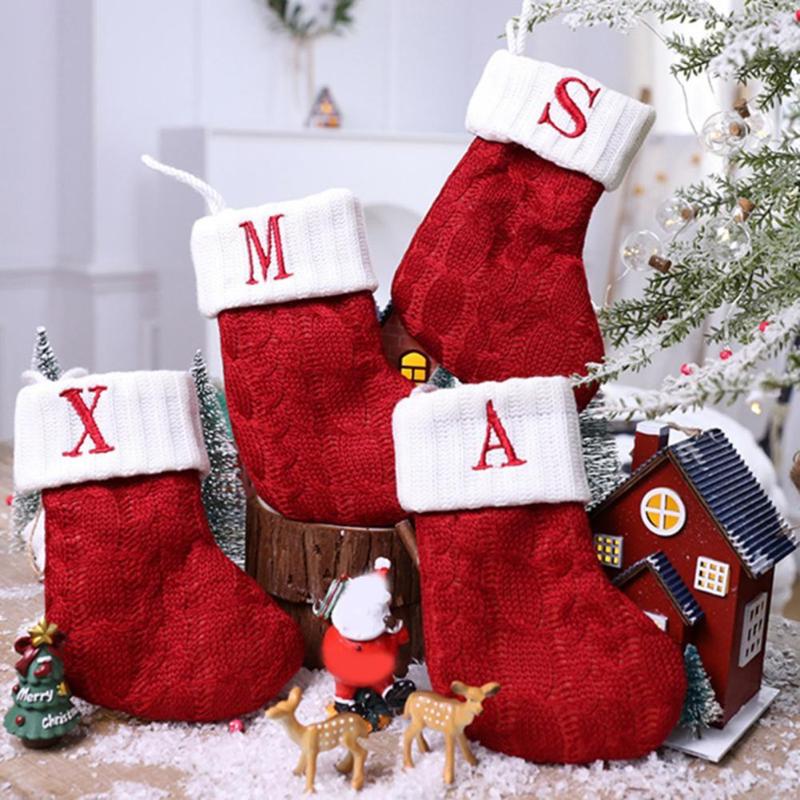 

Christmas Decorations Stocking Delicate Socks Fireplace Xmas Tree Hanging Stockings