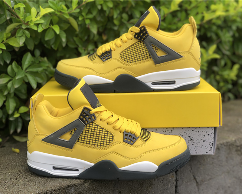 

News Style Mens Basketball Shoes 4s Topsportsmarket Jumpman 4 Lightnings Women Men Outdoor Sneakers With Box Size 7-13, #1
