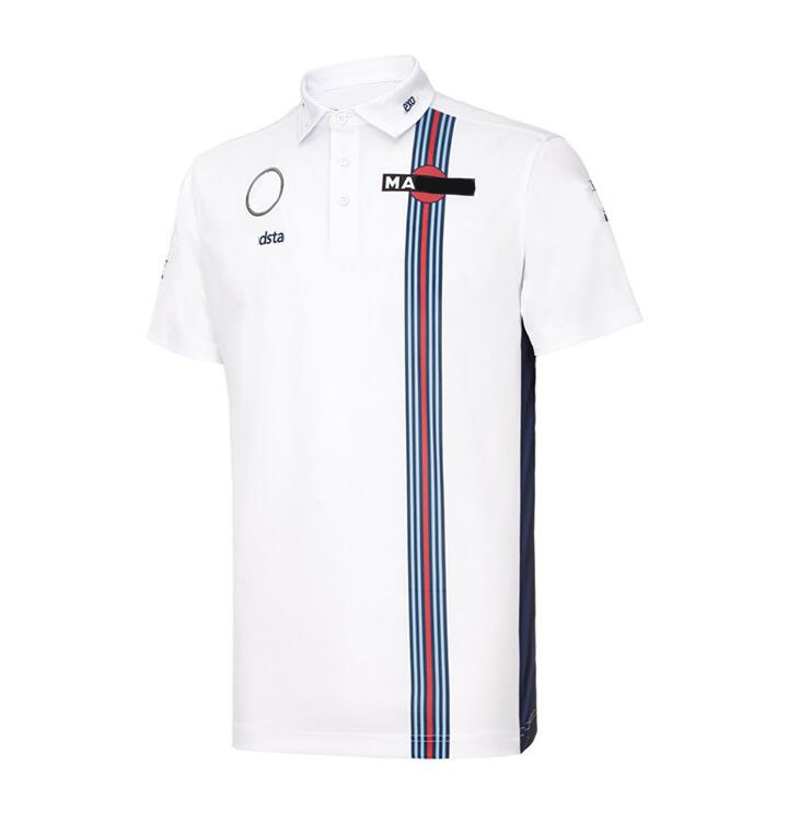 Formula One racing suit F1 T-shirt short sleeve lapel POLO top car team overalls can be customized-image-679681850