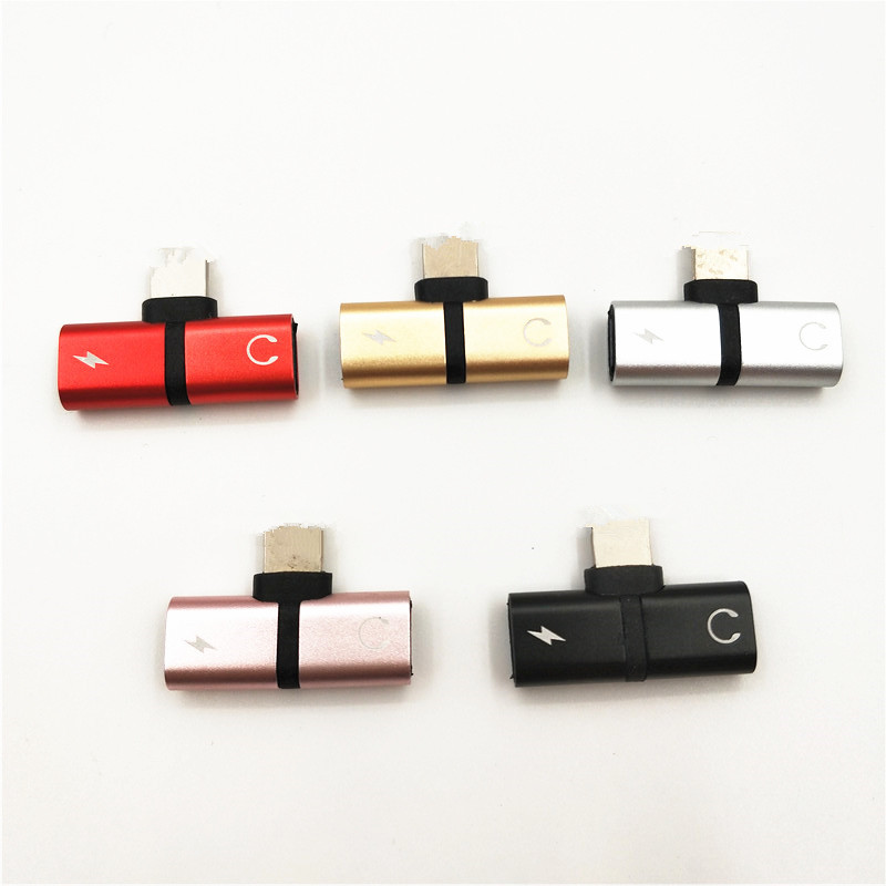 

2in1 Audio Charging Dual Adapter Splitter for iPhone 8 7 Plus 10 X For Lightning Jack to Earphone AUX Cable Connector Converter