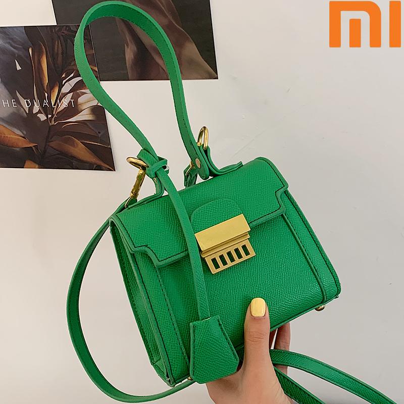 

High Quality Pu Leather Messenger Bag For Female Handbag Tote Vintage Crossbody Clutch Purse Women Shoulder Brand Design Cross Body, Green bag