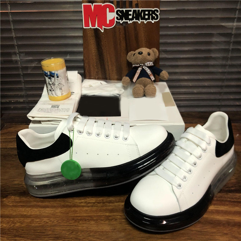 

Top Quality Men Women Fashion Pairs Designers Leather Shoes Mens Lace Up Platform Oversized Sole Sneakers White Black Casual Shoe Sport Snea
