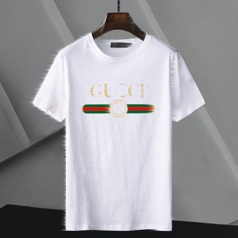 

2021 summer mens t shirt fashion simple pure cotton black and white Couples clothing casual high-quality letter embroidery, White;black